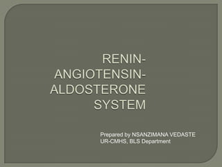 Prepared by NSANZIMANA VEDASTE
UR-CMHS, BLS Department