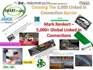 Mark Renkert Crosses 5,000 Link In Connection Barrier