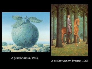 A grande mesa, 1963

A assinatura em branco, 1965

 