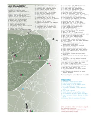 10
3 4
5 7
1512
Disquaires
1.	Blind Spot, 32 rue Poullain Duparc
2.	Fnac, Centre commercial Colombia
3.	Groove Rennes, 2 rue de la Motte Fablet
4.	It’s Only, 3 rue Jean Jaurès
5.	Les Enfants de Bohème, 2 rue du Maréchal
Joffre
6.	O’CD, 7 rue d’Antrain
7.	Rockin’’Bones, 7 rue de la Motte Fablet
8.	Les Troubadours du Chaos, 48 Rue Saint-Malo
9.	Espace Culturel, (Leclerc Cleunay) Rue Jules
Vallès
10.	Cultura, Allée de Guerlédan, Chantepie
12 1
14 8
16
35.	Le Grand Sommeil, Café, 8 Rue Saint sauveur
36.	Le Liberté, Espl. Charles de Gaulle
37.	Le Mange Disque, Café, 20 Rue Vasselot
38.	Le Panama, Café, 28 Rue Bigot de Préameneu
39.	Le Papier Timbré, Café, 39 Rue de Dinan
40.	Les Champs Libres, 10 Cours des Alliés
41.	Maison des associations, 6 Cours des Alliés
42.	Le Tambour, Université, 2 Rue du Recteur Paul Henry
43.	Le Terminus, Café, 78 Rue de Riaval
44.	L’Artiste Assoiffé, Café, 4 Rue Saint-Louis
45.	Le Chat Bavard Café, 45 Rue Jean Marie Duhamel
46.	Le Delta, Café, 36 Rue Legraverend
47.	Marquis de Sade, Café, 39 Rue de Paris
48.	Melody Maker, Café, 14 Rue Saint-Melaine
49.	Mille Potes, Café, 4 Boulevard de la Liberté
50.	MJC Bréquigny, 15 Avenue Georges Graff
51.	Tavarn Roazhon, Café, 9 Rue Saint-Malo
52.	TNB, 61 Rue Alexandre Duval
53.	Triangle, Boulevard de Yougoslavie
54.	Ty Anna Tavarn, Café, 19 Place Sainte Anne
55.	Ubu, 1 Rue Saint-Hélier
56.	Mod Koz, Café, 3 Rue Jean Marie Duhamel
57.	Mondo Bizarro, Café, 264 Av. Général George S. Patton
58.	Moon Station, Café, 4 Rue Saint-Thomas
59.	MJC Le Grand Cordel, 18 Rue des Plantes
60.	Oan’s Pub, Café, 1 Rue Georges Dottin
61.	Carré Sévigné, 1, rue du Bac, Cesson-Sévigné
62.	Centre d’animation de la Forge, Rue de la duchesse
Anne, Saint-Grégoire
63.	Centre culturel Bourgchevreuil, Parc de
Bourgchevreuil, Cesson-Sévigné
64.	Epi Condorcet, 10 rue François Mitterrand,
Saint-Jacques de la Lande
65.	Espace Beausoleil, Allée de la Mine, Pont-Péan
66.	Espace Bocage, Promenade Henri Verger, Nouvoitou
67.	L’Aire Libre, 2 Rue Jules Vallès, Saint-Jacques-
de-la-Lande
68.	L’Antichambre, 29 avenue du Général Leclerc,
Mordelles
69.	L’Eclat, Esplanade des droits de l’homme, Thorigné-
Fouillard
70.	Le Pôle Sud, 1 rue de la Conterie, Chartres de
Bretagne
71.	Le Ponant, Boulevard Domaine de la Josserie, Pacé
72.	Le Sabot d’or, Le Pont Hazard, Saint-Gilles
73.	Le Triptik, La Lande Guérin, Acigné
74.	Le Volume, Avenue de la Chalotais, Vern-sur-Seiche
75.	MJC Corps-Nuds, 8 rue des Loisirs, Corps-Nuds
76.	Musik’HALL, La Haie Gautrais, Bruz
77.	Salle Georges Brassens, Rue Georges Brassens,
Le Rheu
78.	Salle polyvalente de Bourgbarré, Rue Georges
Brassens, Bourgbarré
* Lieux ayant organisé au moins 7 concerts depuis 2015
59
61
69
66
63
73
74
75
78
Cette carte tente d’être exhaustive au regard
des données à disposition.
Crédit : carte réalisée en partenariat avec
l’association Rennes Musique
Lieux DE CONCErts (*)
1.	1988, Live Club, 27 Place du Colombier
2.	4bis, Cours des Alliés
3.	Antipode MJC, Rue André Trasbot
4.	BabazulaCafé, 182 Av. Général George S.
Patton,
5.	Bar de l’Aviation, Café, 13 Rue Lobineau
6.	Bar’Hic, Café, 24 Place des Lices
7.	Bernique Hurlante, Café, 40 Rue Saint-Malo
8.	Bistrot de la Cité, Café, 7 Rue Saint-Louis
9.	Combi Bar, Café, 55 Rue Legraverend
10.	Dejazey, Café, 54 Rue Saint-Malo
11.	FatCap Bar, Café, 18 Rue de Robien
12.	Gazoline, Café, 24 Rue Nantaise
13.	Hibou, 10 Rue Dupont des Loges
14.	Jardin Moderne, 11 Rue du Manoir de Servigné
15.	It’s Only, 3 Rue Jean Jaurès
16.	Diapason, Allée Jules Noël
17.	Le Gatsby, Café, 12 Rue Jean Marie Duhamel
18.	La Place, Café, 7 Rue du Champ Jacquet
19.	L’Aeternam, Café, 5 Rue Saint-Michel
20.	Le Sablier, Café, 70 Rue Jean Guéhenno
21.	Opéra de Rennes, Place de la Mairie
22.	Péniche Spectacle, 30 Quai Saint-Cyr
23.	Penny Lane Pub, Café, 1 Rue de Coetquen
24.	Salle de la Cité, 10 Rue Saint-Louis
25.	L’Etage, 1 Espl. Charles de Gaulle
26.	L’Antre-2 café, Café, 14 Rue Papu
27.	La Bascule, Café, 2 Rue de la Bascule
28.	La Cour des Miracles, Café, 18 Rue de Penhoët
29.	La Lanterne, Café, 13 Quai Lamennais
30.	La Notte, 4 Rue des Innocents
31.	La Quincaillerie Générale, Café 15 Rue Paul
Bert
32.	La Trinquette, Café, 26 Rue Saint-Malo
33.	Le Backstage, Café, 11 Place des Lices
34.	Le Chantier, Café, 18 Carrefour Jouault,
Place du Bas des Lices
 