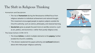 Presentation on the Renaissance for World History | PPTX