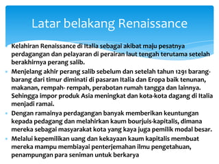 Rennaissance, Merkantilisme, Reformasi Gereja, Aufklarung.pptx