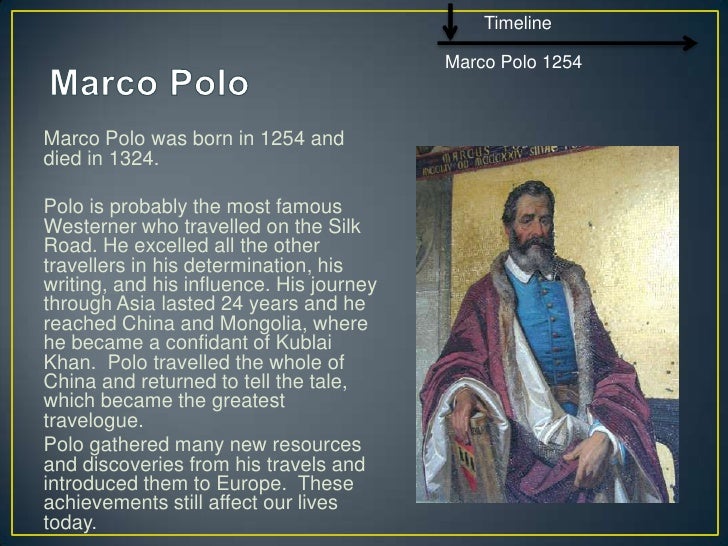 marco polo timeline