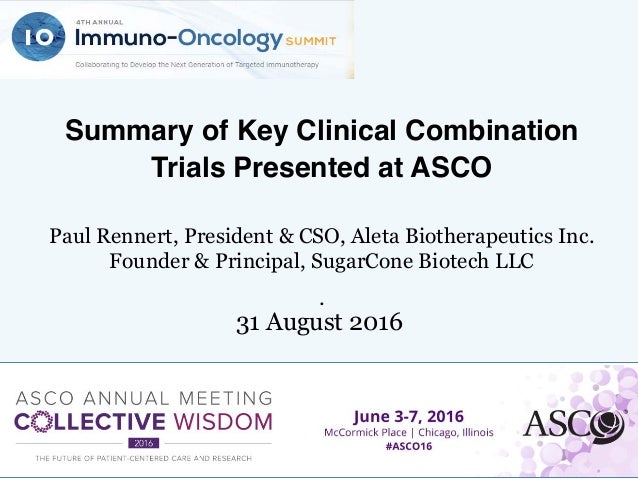 rational combination immunotherapy the