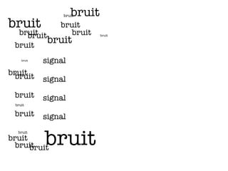 signal
signal
signal
signal
bruit
bruit
bruit
bruit
bruit
bruit
bruit
bruitbruit
bruitbruit
bruit
bruit
bruit
bruit
bruit
bruit
bruit
bruit
bruit
bruit
 