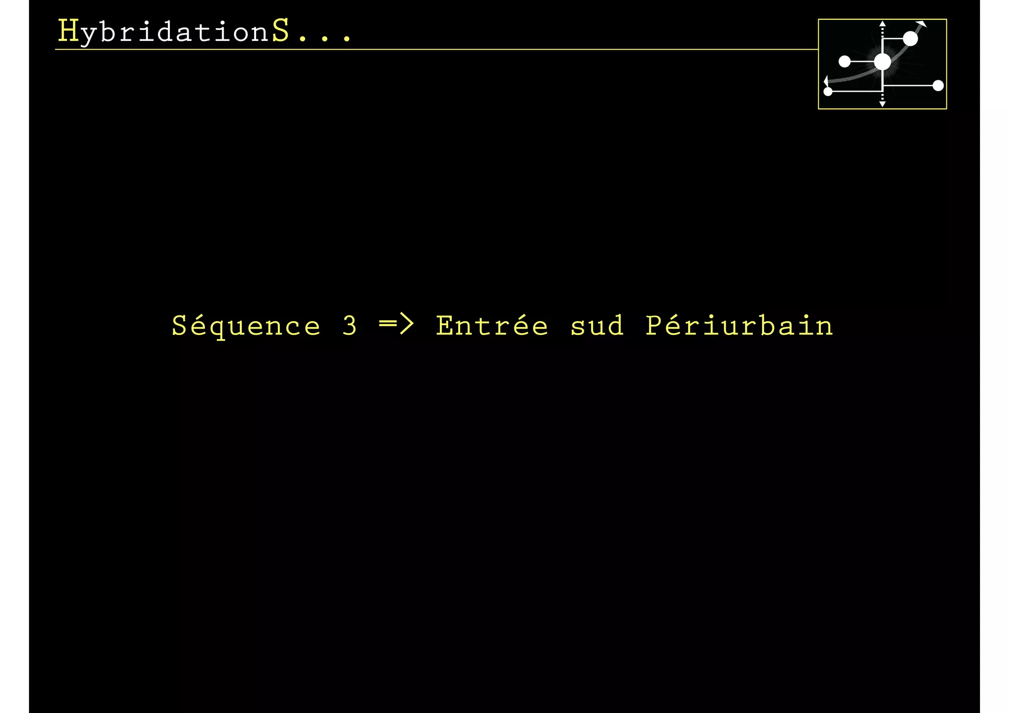 HybridationS...




     Séquence 3 => Entrée sud Périurbain
 