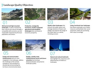 Landscape quality objectives based on social perception. The experience ...