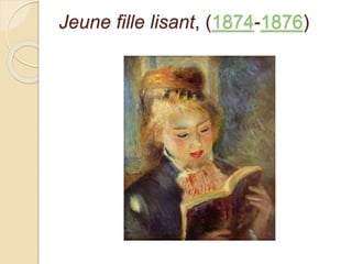 Jeune fille lisant, (1874-1876) 
 