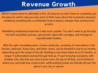 Renovate. Don't Rebuild. (Why Investors Should Rehab Existing Properties)