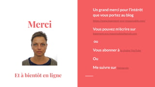 Merci
Un grand merci pour l’intérêt
que vous portez au blog
https://www.logement-eco-responsable.com/
Vous pouvez m’écrire sur
logement.eco.responsable@gmail.com
ou
Vous abonner à la chaîne YouTube
Ou
Me suivre sur Instagram
Et à bientôt en ligne
 