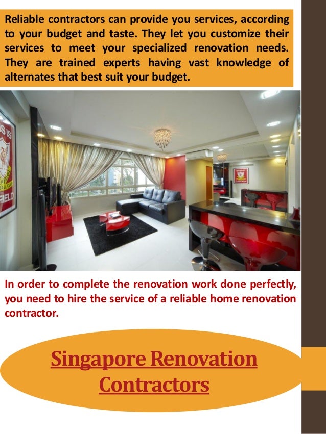 Renovation Contractor In Singapore