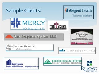 Sample Clients:
 