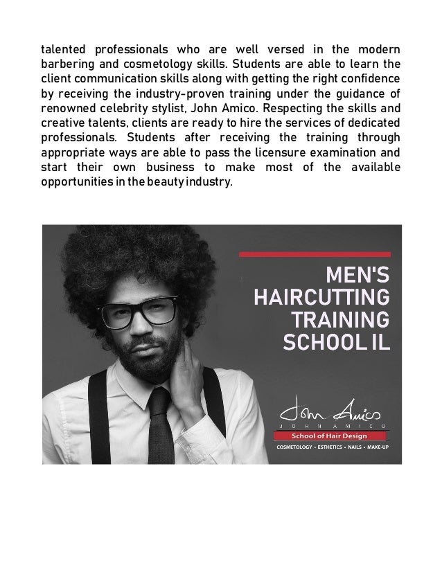 Renowned Men S Hair Cutting Training School In Illinois Preparing S