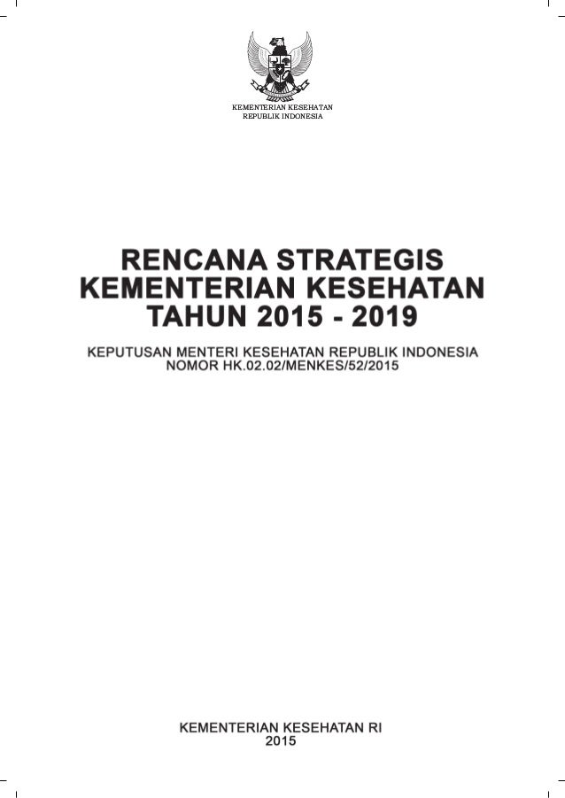 Renstra Kemenkes 2020 2020 Renstra Kemenkes 2020 2020