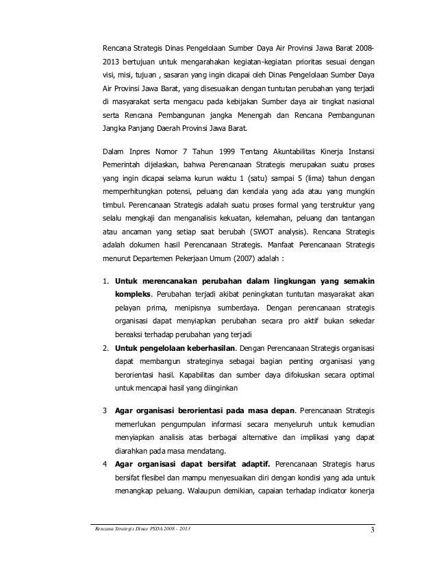 Renstra Psda 2008 2013