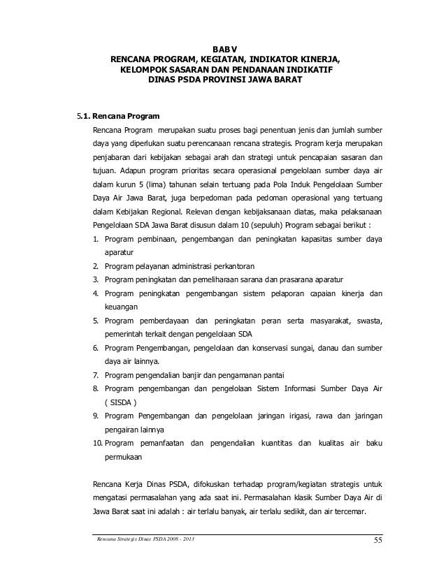 Renstra Psda 2008 2013