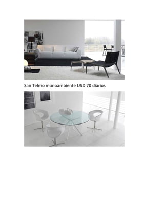 San Telmo monoambiente USD 70 diarios
 