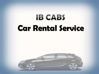 Car Rental Service
 