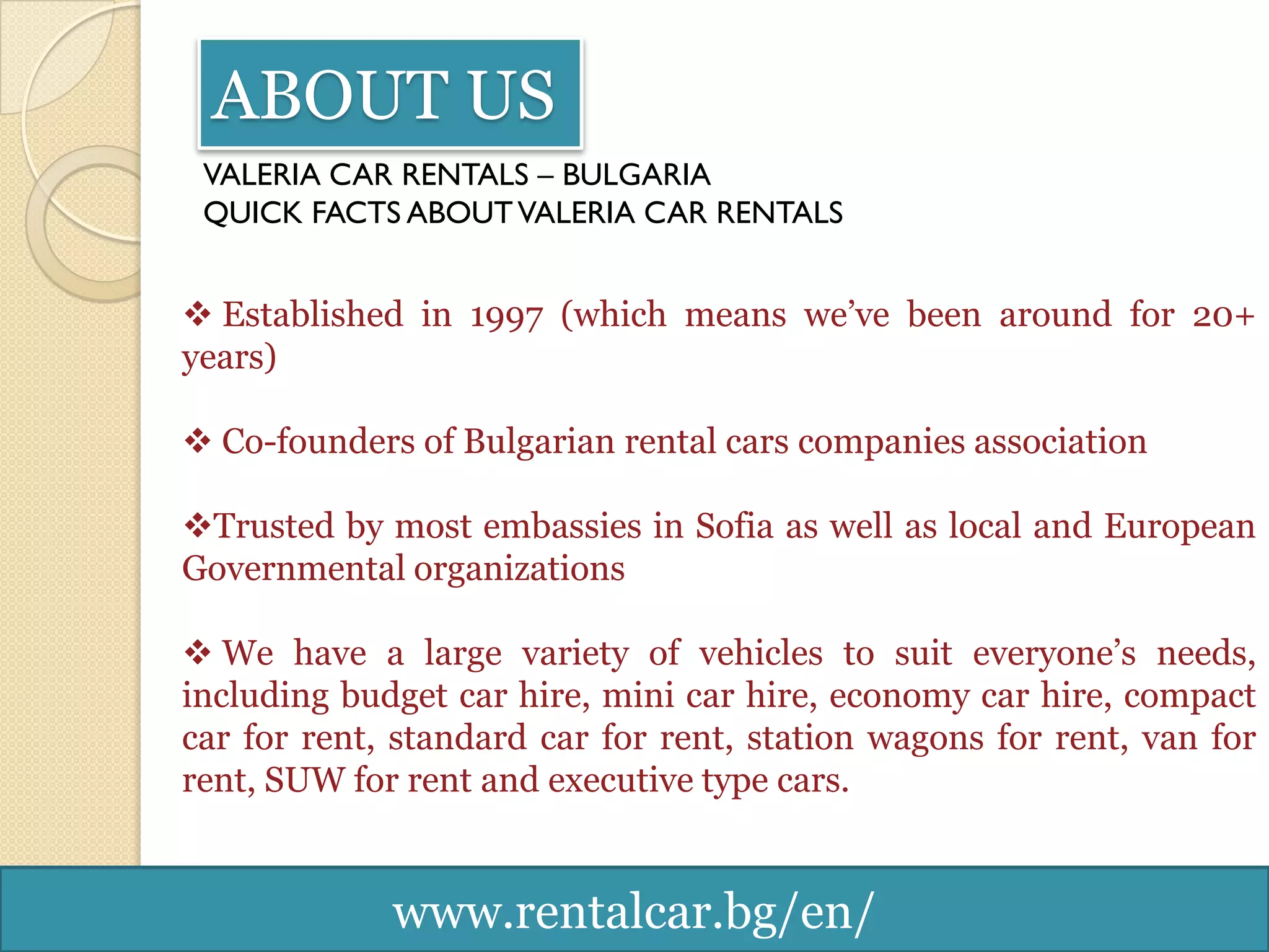 Rent a car sofia airport rentalcar