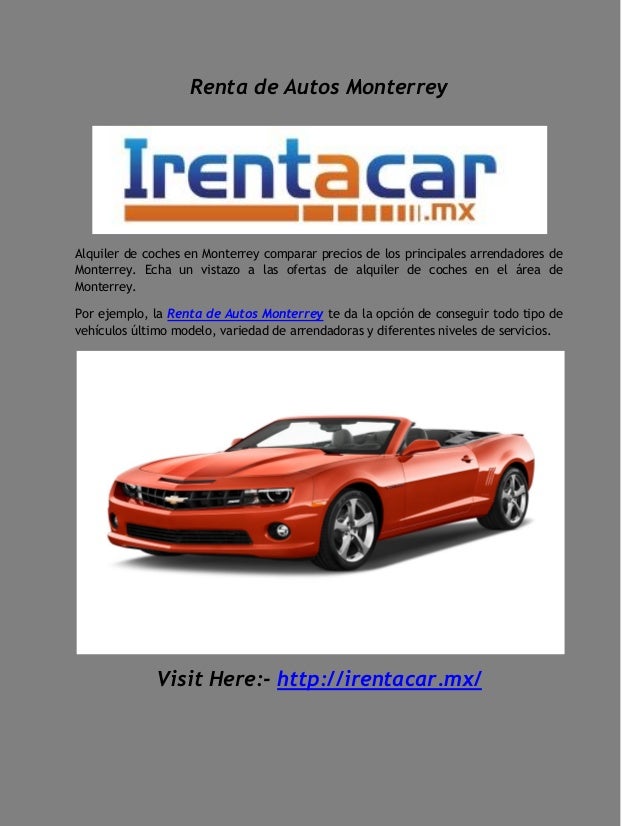 Renta de Autos Monterrey