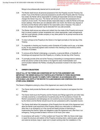 Example Movebubble Rentsign Rental Agreement | PDF