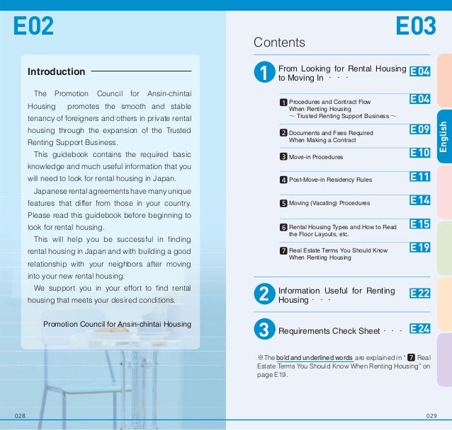 Rental apartment guide