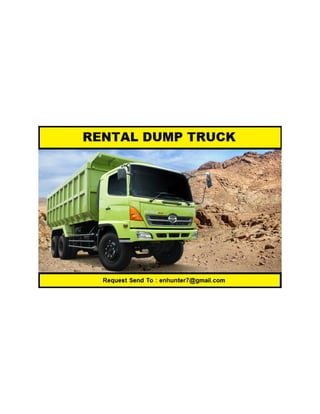 Rental Dump Truck