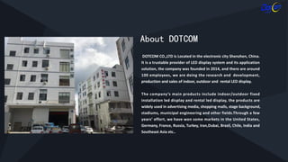 Rental led display dotcom | PDF