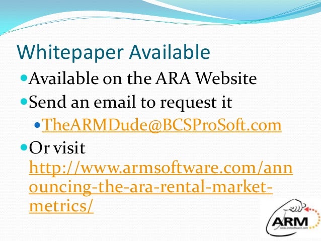 Ara Rental Market Metrics Pdf Files Ara Rental Market Metrics Pdf Files
