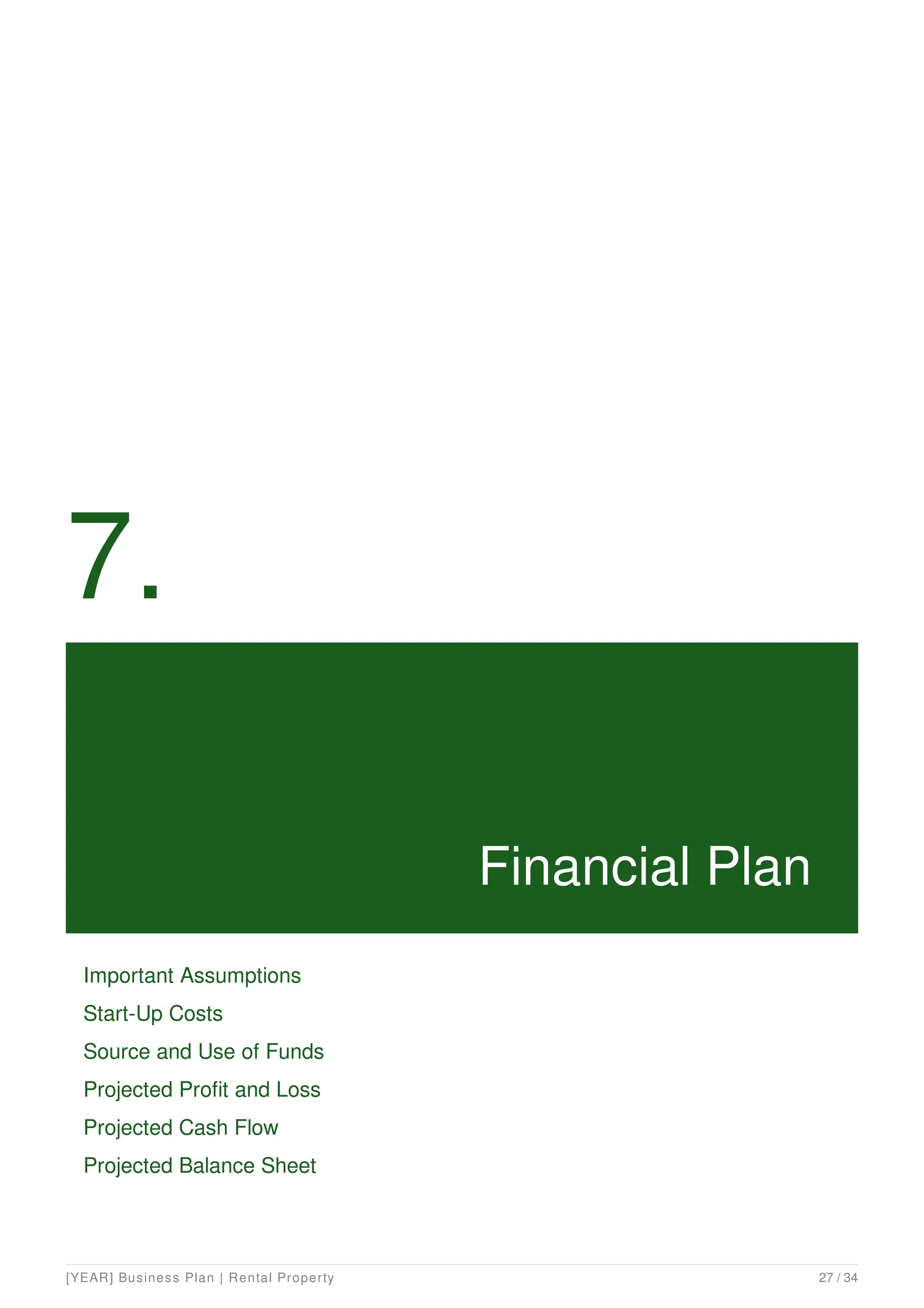 Rental Property Business Plan Example | PDF