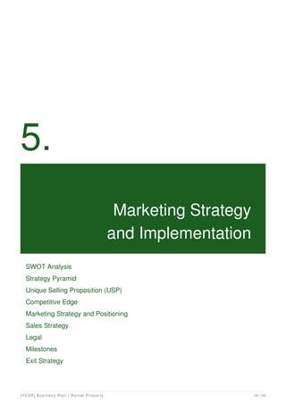 Rental Property Business Plan Example | PDF