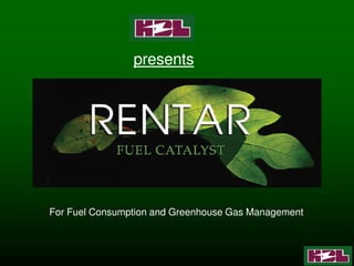 presents
For Fuel Consumption and Greenhouse Gas Management
 