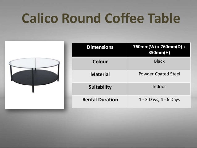 Circle Furniture Dakota Round Coffee Table Circle Furniture
