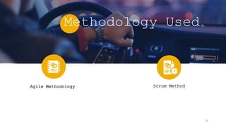 Scrum Method
Agile Methodology
Methodology Used
16
 