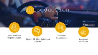 Study Of The Existing
System
Problem
Statement
Proposed
Solution
The Hosting
Organization
Introduction
4
 