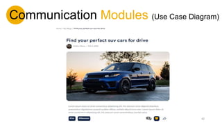 Communication Modules (Use Case Diagram)
42
 