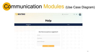 Communication Modules (Use Case Diagram)
44
 