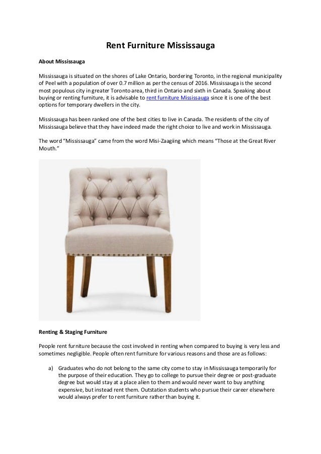 Rent Furniture Mississauga Staginggurusrentals