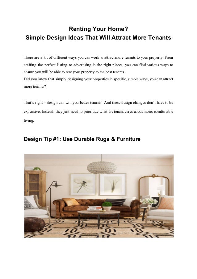 Renting Your Home