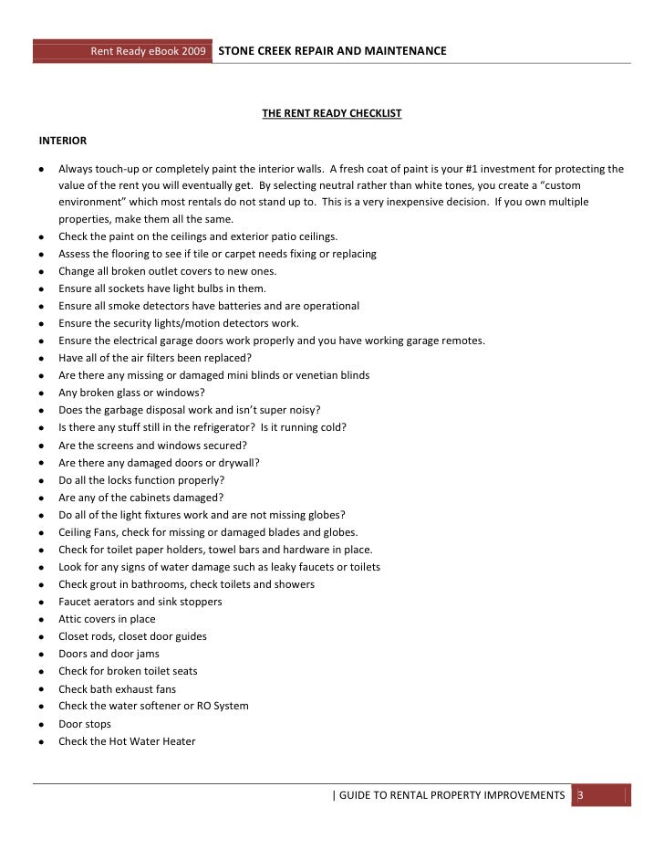 apartment make ready checklist download