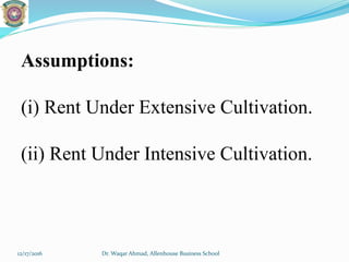 Rent theory Slide 15