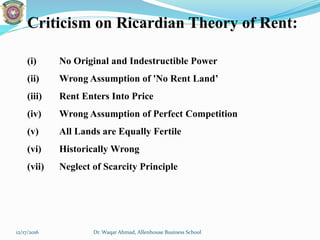 Rent theory Slide 18