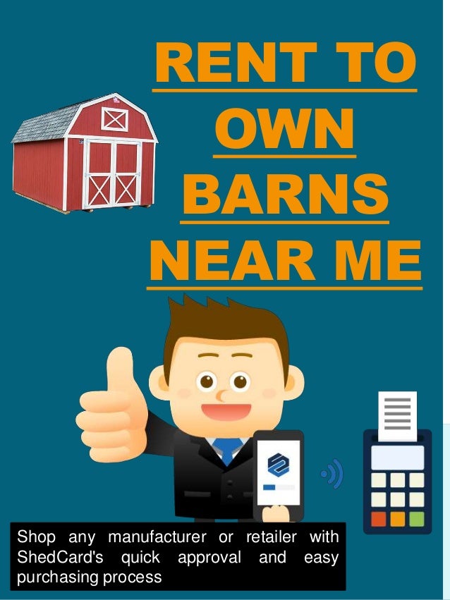 Rent to own barns near me