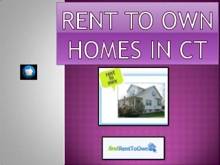 Rent to own homes in ct