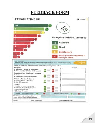 71
FEEDBACK FORM
 