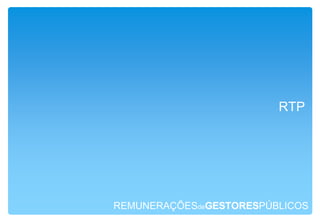 REMUNERAÇÕESdeGESTORESPÚBLICOSCONSELHO de ADMINISTRAÇÃO Águas de Portugal