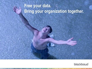 Free your data.
Bring your organization together.
 