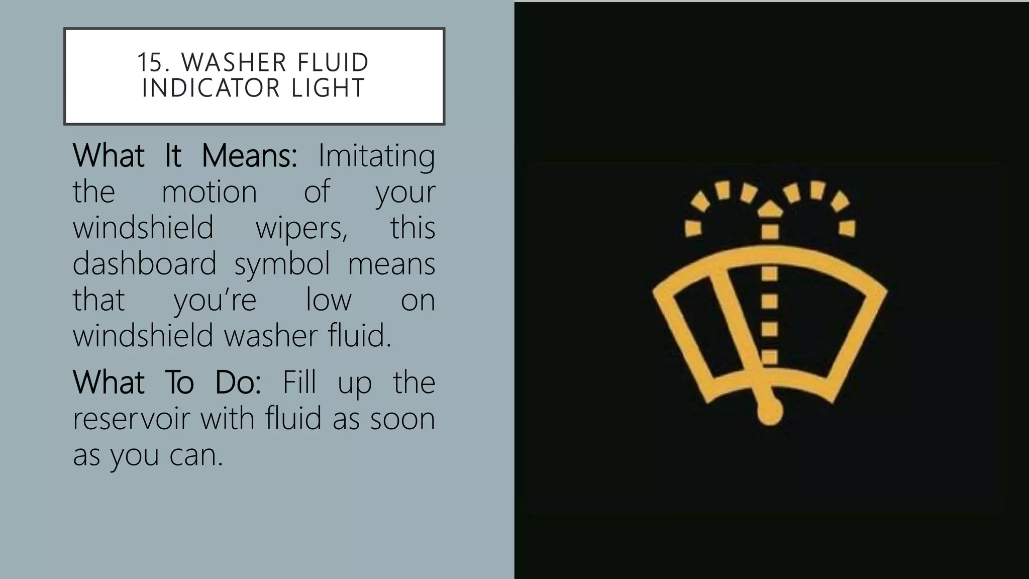 Sitemapcdatahttpsnindreferenzcomwhat Does The Windshield Wiper Light Mean