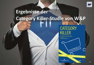 © Dr. Wieselhuber & Partner GmbH. All rights reserved. Proprietary and confidential.
VO_190515_th_MedienforumOstBY_CK_tr.pptx
37
Ergebnisse der 
Category Killer‐Studie von W&P
37
 