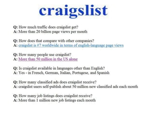 Marketing REO’s with Craigslist